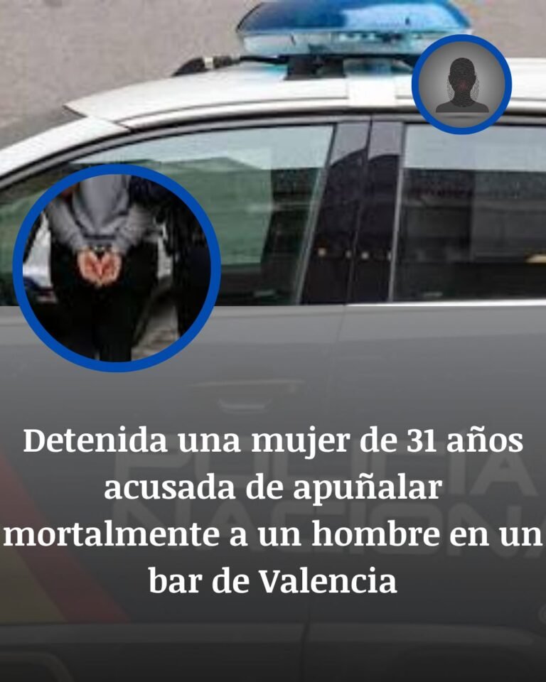 Detenida una mujer de 31 años tras un apuñalamiento mortal en la terraza de un bar de Valencia