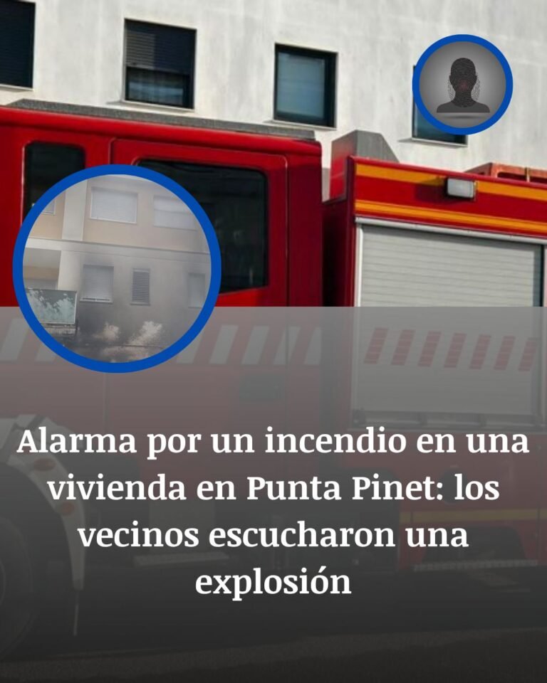 Incendio en Punta Pinet (Sant Josep, Ibiza): explosión, llamas y una gran humareda en una vivienda