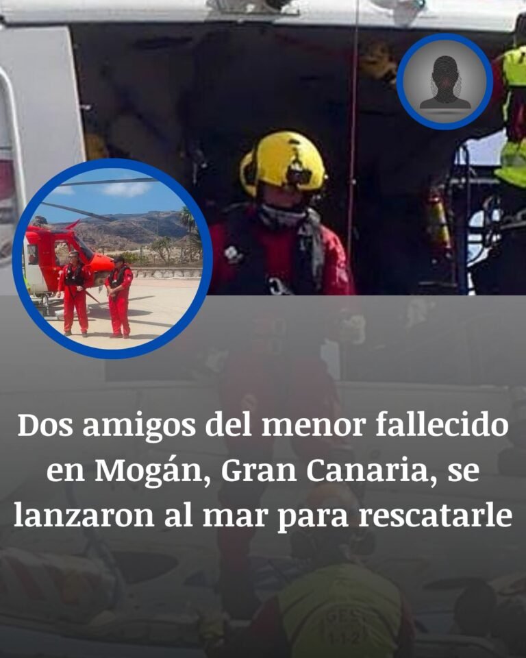 Mogán: dos amigos se jugaron la vida al lanzarse al mar para intentar salvar a Jeremías