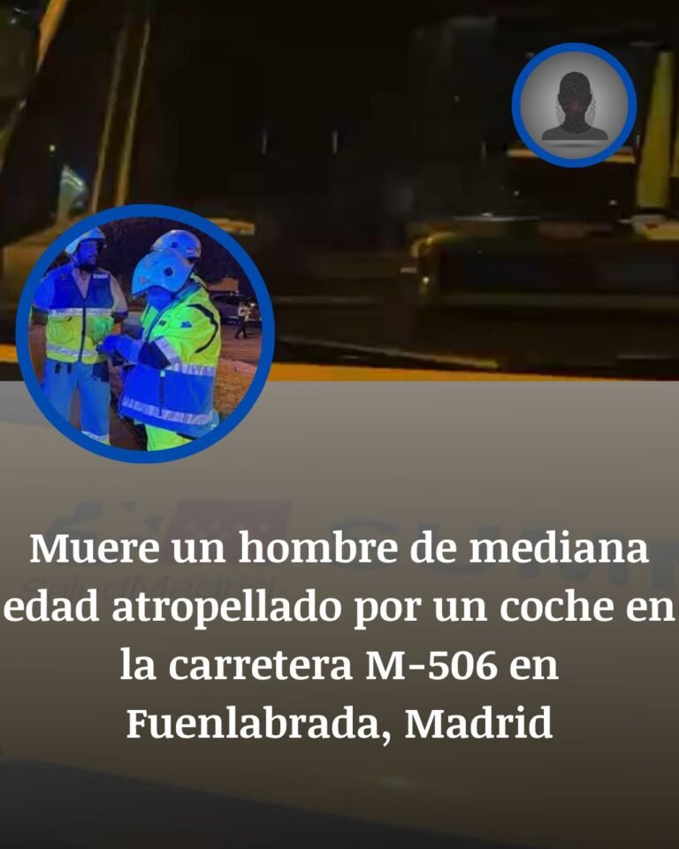 Muerte en la M-506: un hombre aparece arrollado en plena calzada de Fuenlabrada