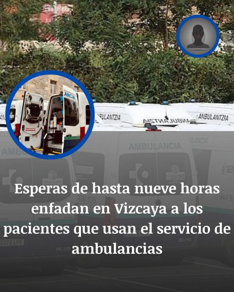 Vizcaya estalla por las ambulancias no urgentes: pacientes atrapados durante horas en un servicio que vuelve a quedar bajo sospecha