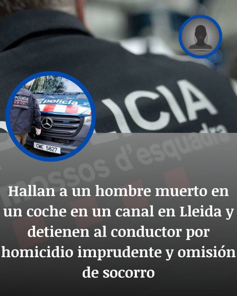 Golmés: hallan a un hombre muerto en un coche volcado en el canal y el conductor cae horas después
