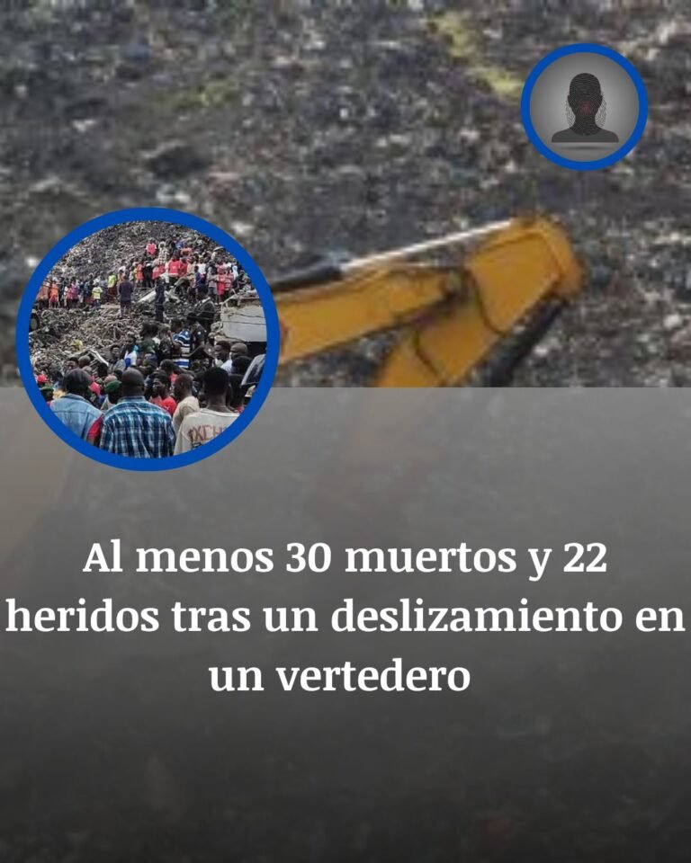 La montaña de basura se vino abajo en Conakri y dejó al menos 30 muertos junto al vertedero