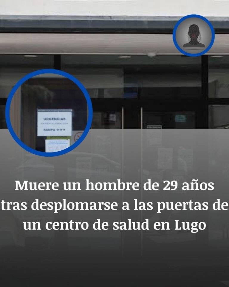 Muere un hombre de 29 años tras desplomarse a las puertas de un centro de salud en Lugo