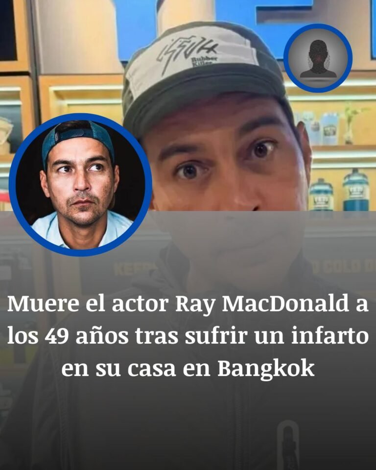 Muere Ray MacDonald a los 49 años: su esposa lo encontró inmóvil en el sofá de su casa de Bangkok