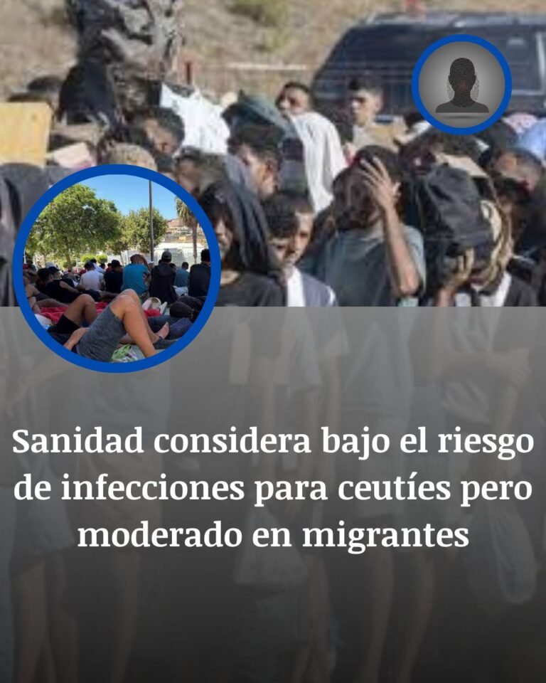 Sanidad rebaja el miedo en Ceuta para los vecinos, pero alerta del riesgo moderado que se cierne sobre los migrantes hacinados