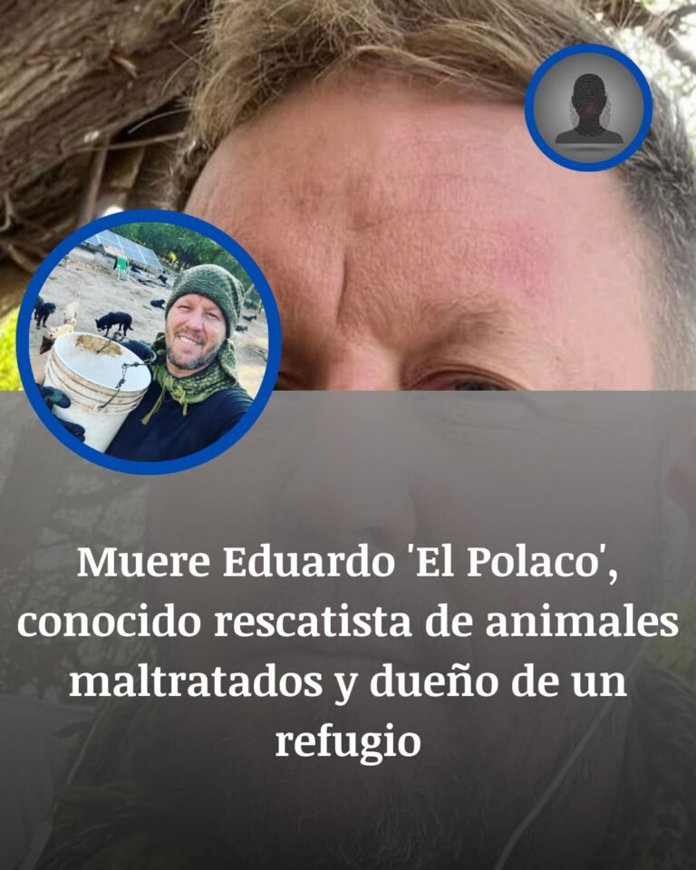 Muere Eduardo «El Polaco» Riemersma, el rescatista que dedicó su vida a salvar perros abandonados