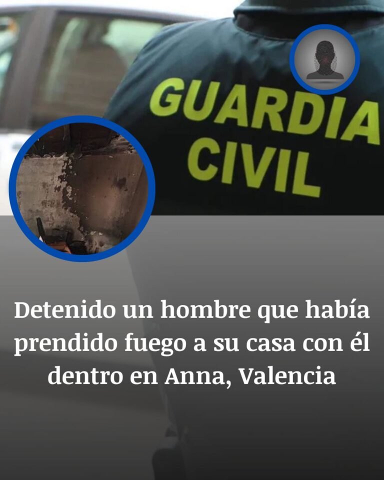 Detenido tras prender fuego a su casa con una familia dentro en Anna, Valencia