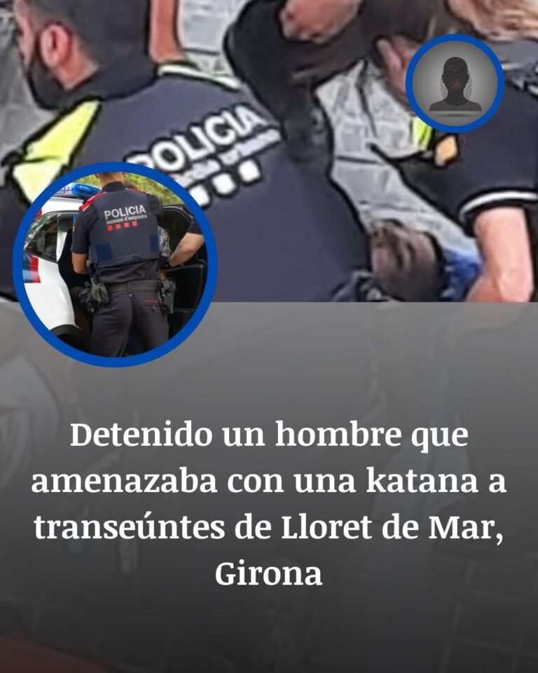 Katana y pánico en Lloret de Mar: la detención que cerró una tarde de amenazas en plena calle