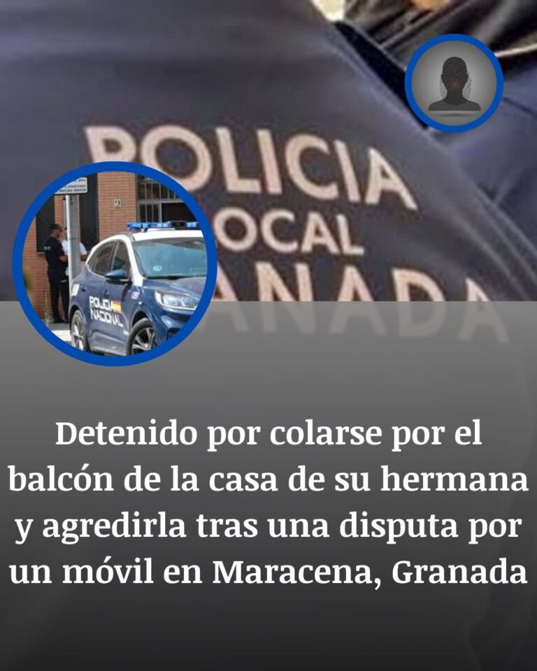 Maracena se despierta con un arresto brutal: un hombre entra por el balcón en casa de su hermana y la agrede por un móvil