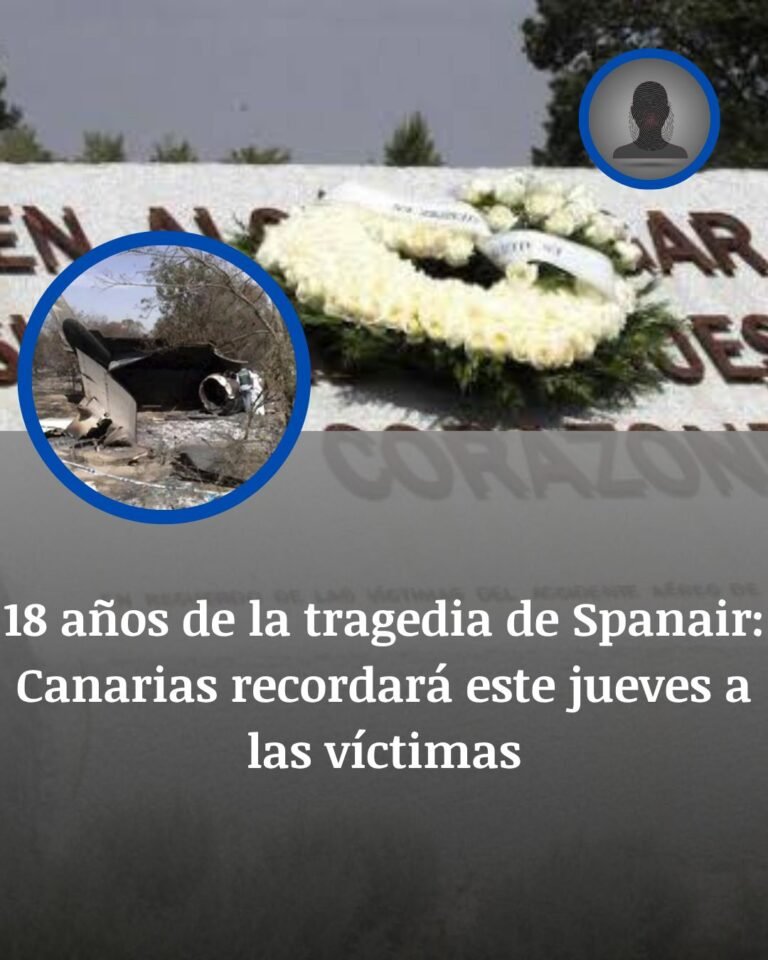 18 años de la tragedia de Spanair: Canarias revive el duelo por las 154 víctimas del vuelo JK5022