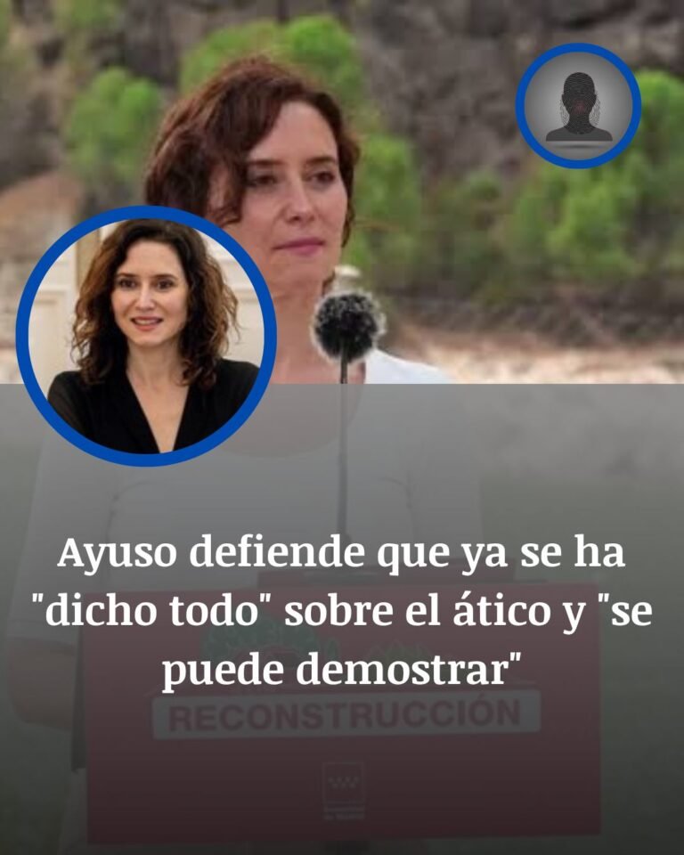 Ayuso intenta dar por muerta la crisis del ático de Chamberí con un «chao pescao» y más preguntas que respuestas