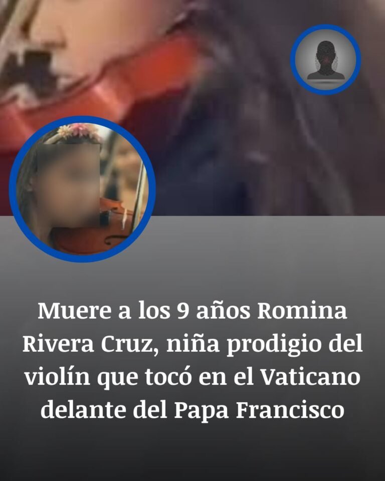 Muere Romina Rivera Cruz, la niña prodigio del violín que emocionó al Vaticano