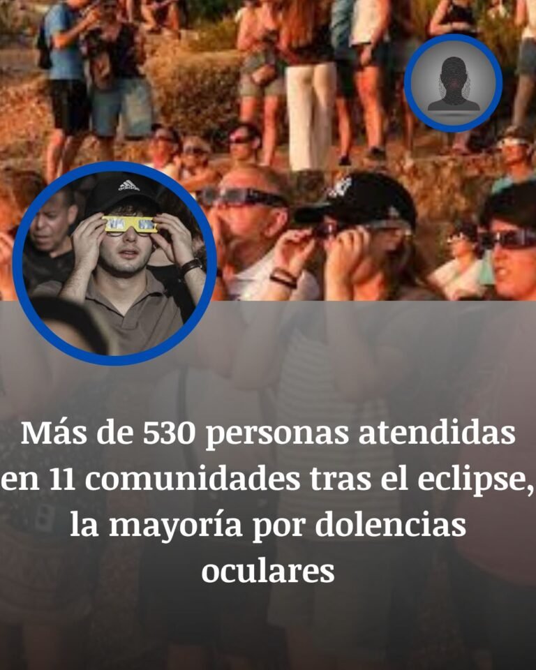 Eclipse solar en España: más de 530 atendidos por molestias oculares en once comunidades tras horas de falsa calma