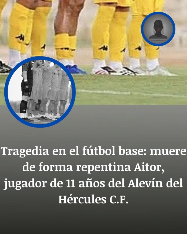 Aitor, 11 años, y el silencio que dejó helado al Hércules tras su muerte repentina