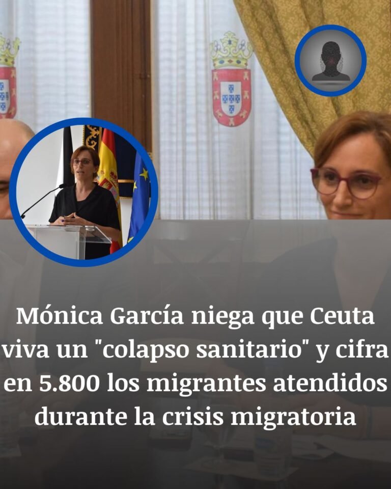 Mónica García niega el colapso sanitario en Ceuta mientras Sanidad admite áreas bajo máxima tensión