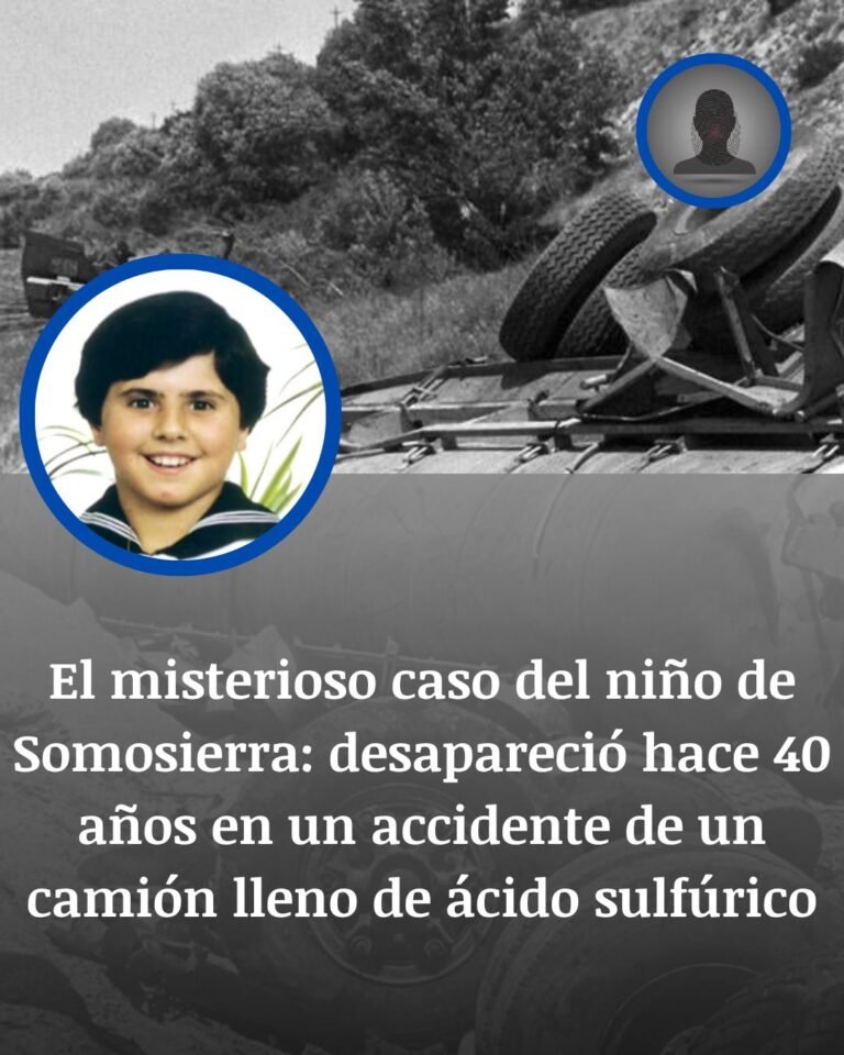 El niño de Somosierra, 40 años después: el misterio que sigue abierto tras el camión de ácido