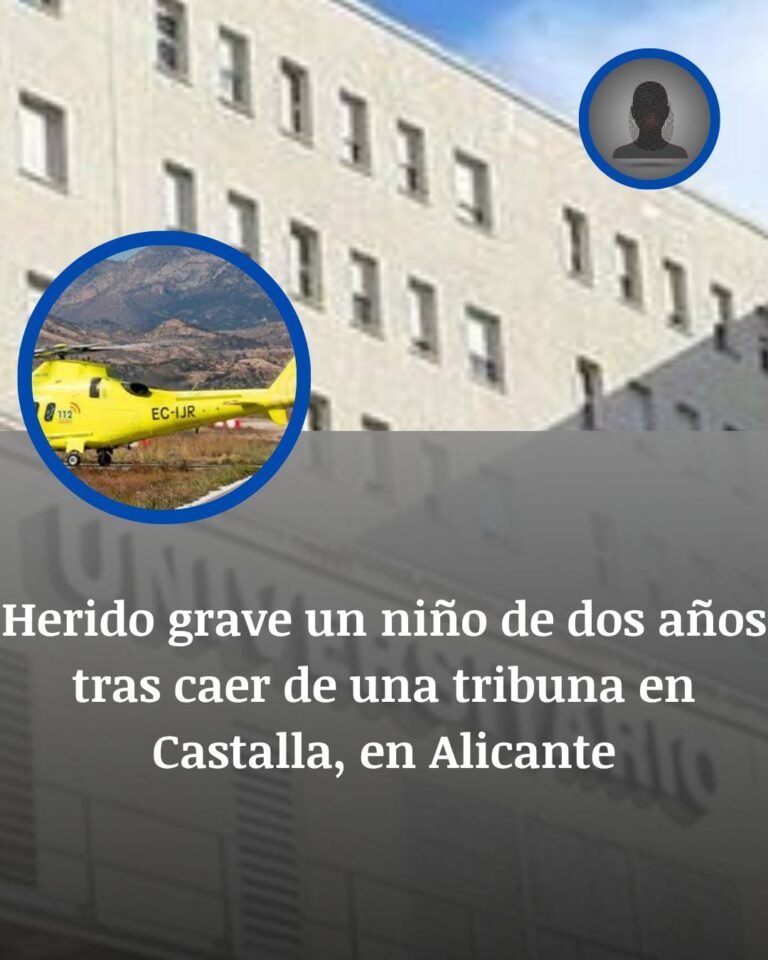 Un niño de dos años, herido grave tras caer desde una tribuna en Castalla antes de la suelta de vacas