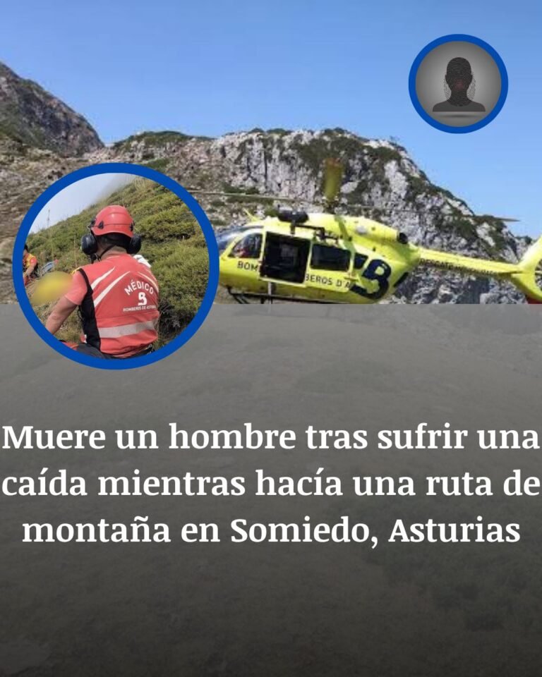 Muere un hombre tras caer 200 metros durante una ruta de montaña en Somiedo, Asturias