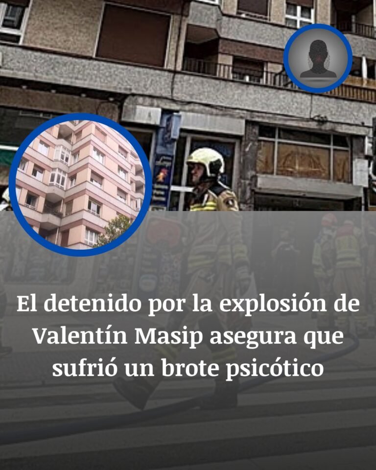 Explosión en Valentín Masip: el detenido asegura que sufrió un brote psicótico antes del incendio