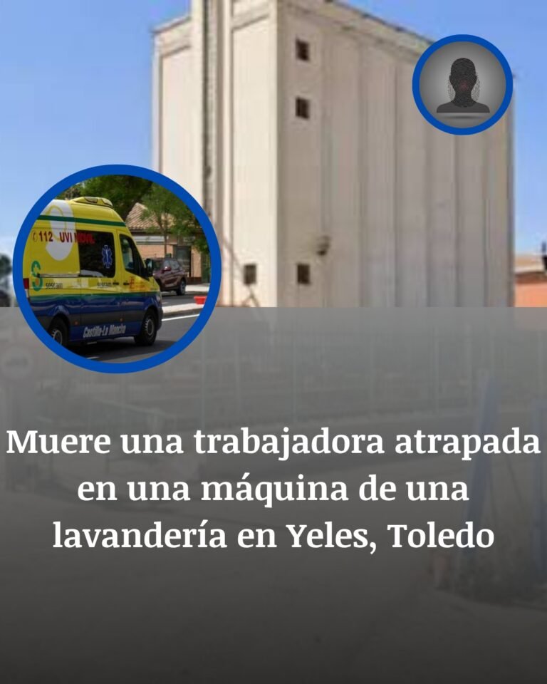 Muerte brutal en Yeles: una trabajadora de 22 años queda atrapada en una máquina de lavandería