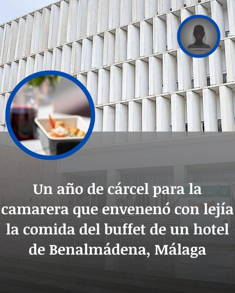 Condenan a una camarera por verter lejía en el buffet de un hotel de Benalmádena tras saber que no seguiría trabajando allí