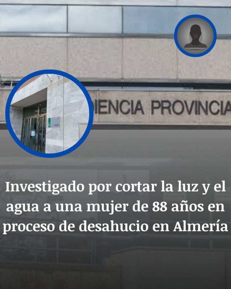 Roquetas de Mar: investigado por cortar la luz y el agua a una mujer de 88 años pendiente de desahucio