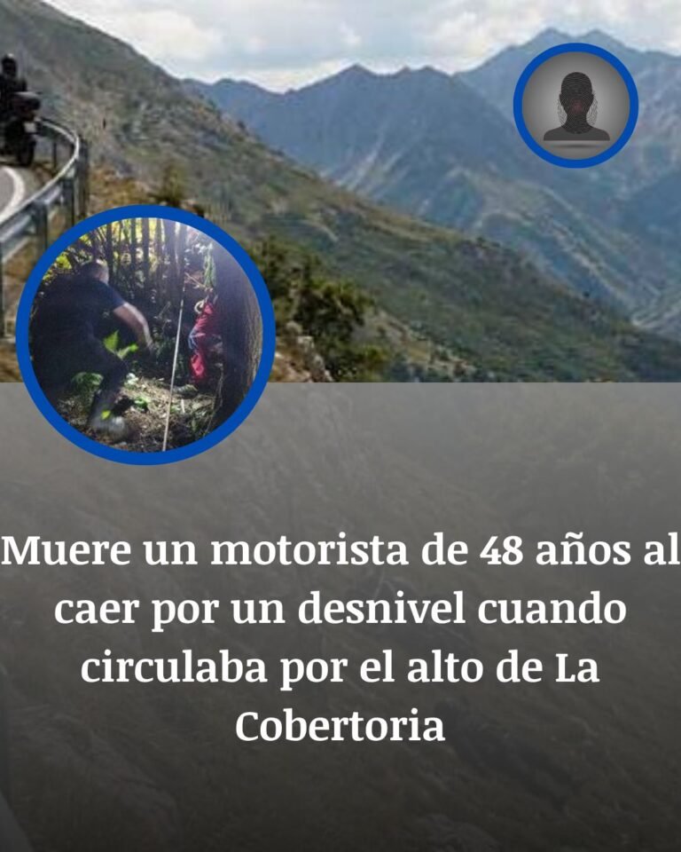 Motorista muerto tras caer por un desnivel en La Cobertoria cuando iba hacia Quirós