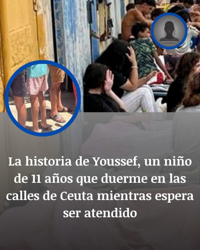Youssef, 11 años, duerme en las calles de Ceuta mientras espera ser identificado