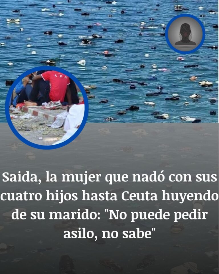 Saida cruzó a nado con sus cuatro hijos hasta Ceuta: la huida no terminó al tocar tierra