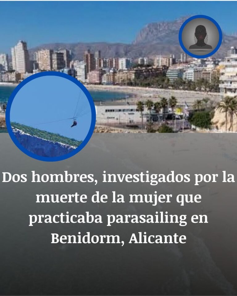 Dos investigados tras la muerte en un parasailing en Benidorm: el patrón real no figuraba en la empresa