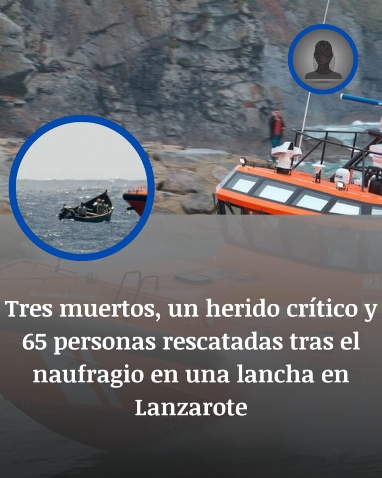 Tres muertos tras el rescate de una neumática frente a Lanzarote