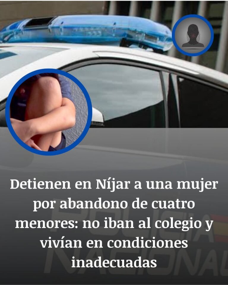 Níjar: detienen a la tutora de cuatro menores hallados sin escolarizar y en una vivienda hacinada