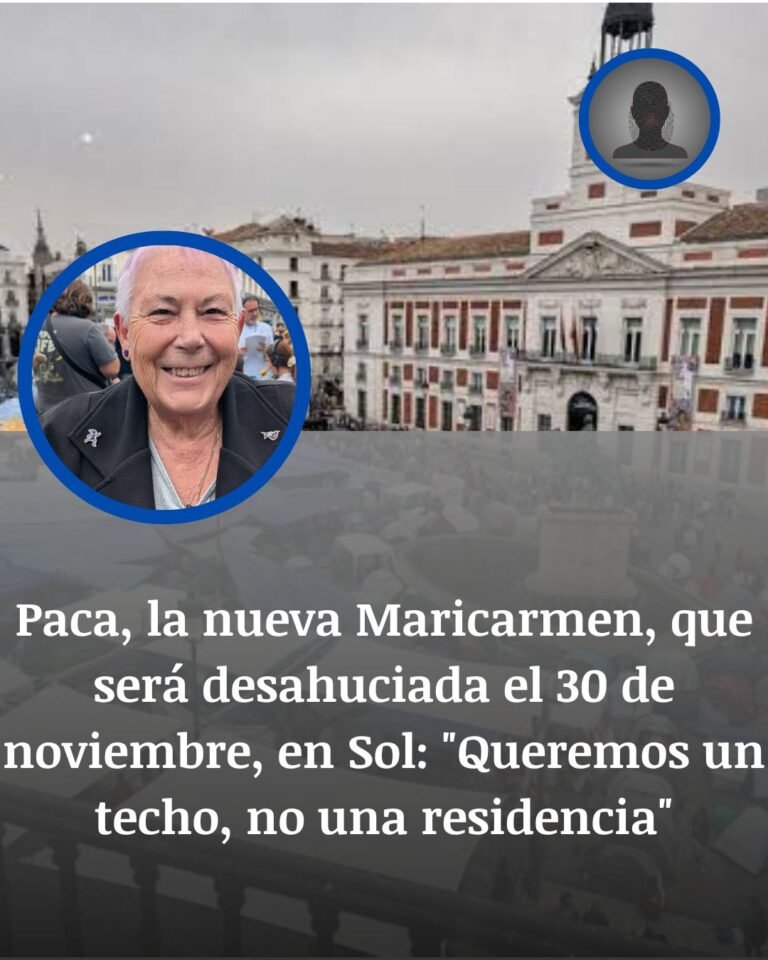 Paca Blanco afronta una nueva fecha de desahucio tras volver a Sol