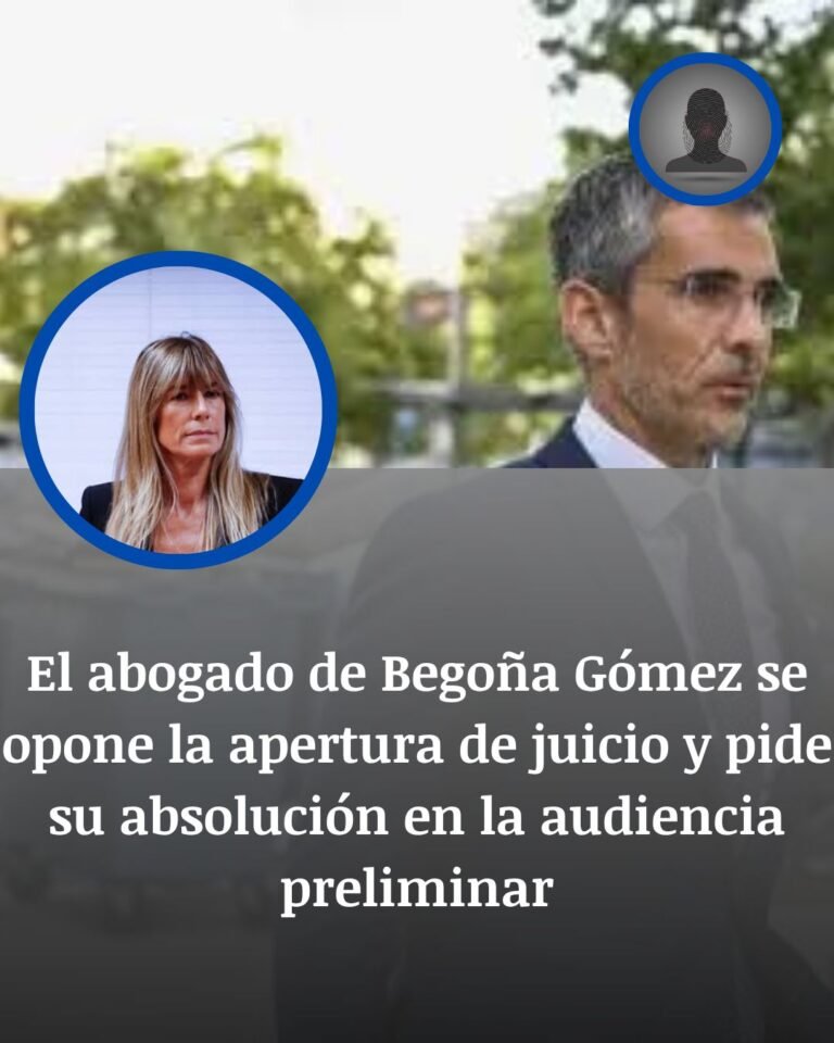 Begoña Gómez pide el archivo del caso antes de la decisión sobre el juicio oral