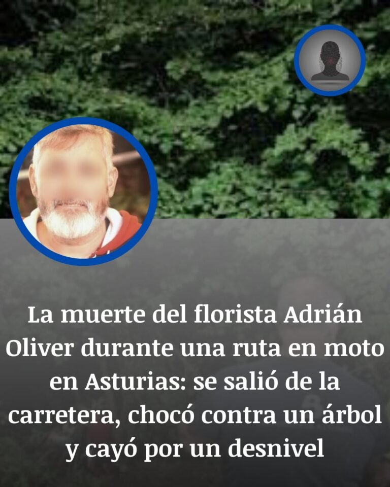Muere el florista Adrián Oliver tras caer por un desnivel durante una ruta en moto en Asturias
