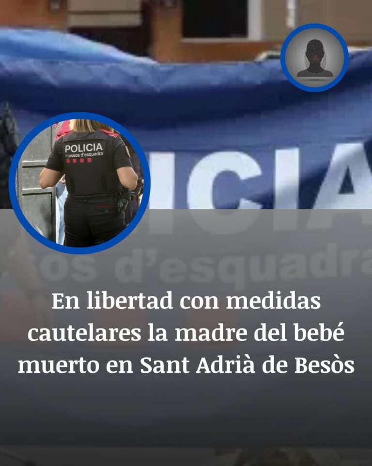 La madre del bebé hallado muerto en Sant Adrià queda en libertad con cautelares