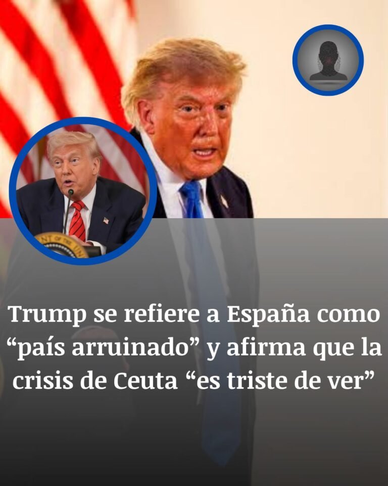 Trump llama a España “país arruinado” y convierte la crisis de Ceuta en un nuevo ataque político
