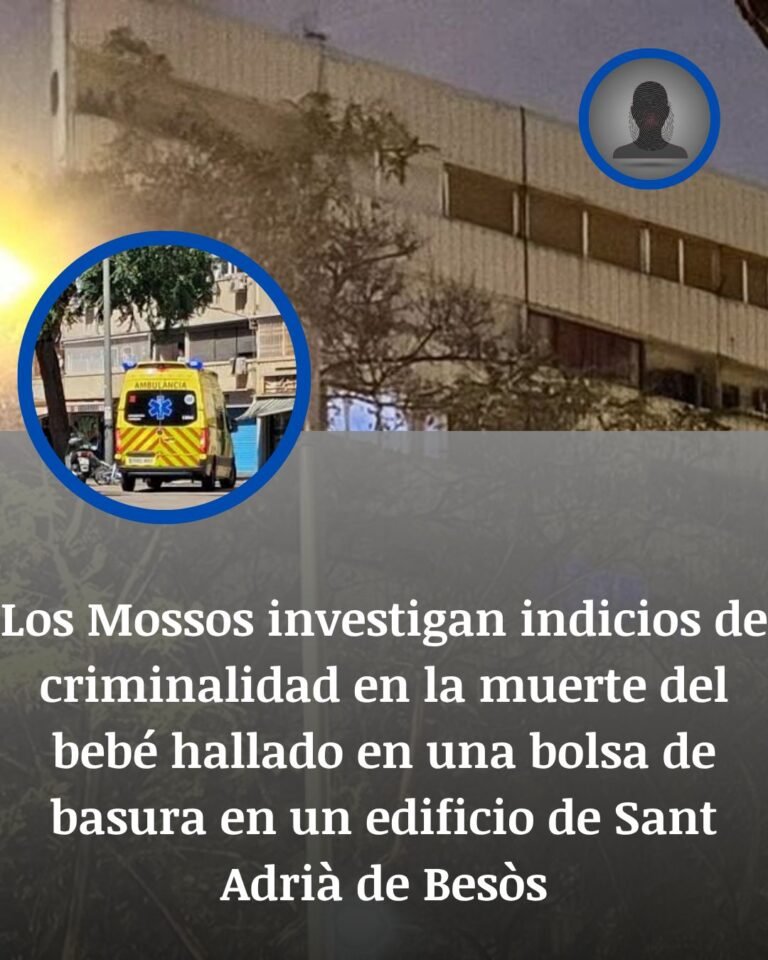 Sant Adrià de Besòs: indicios de criminalidad tras el hallazgo del bebé en una bolsa de basura