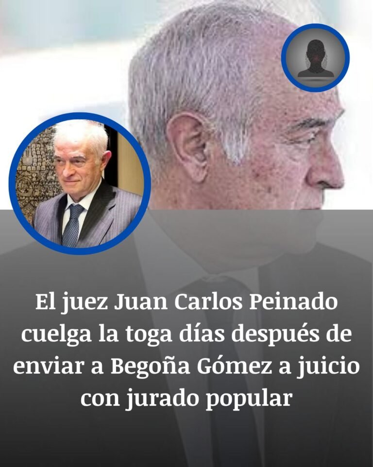 Juan Carlos Peinado se jubila tras enviar a juicio a Begoña Gómez