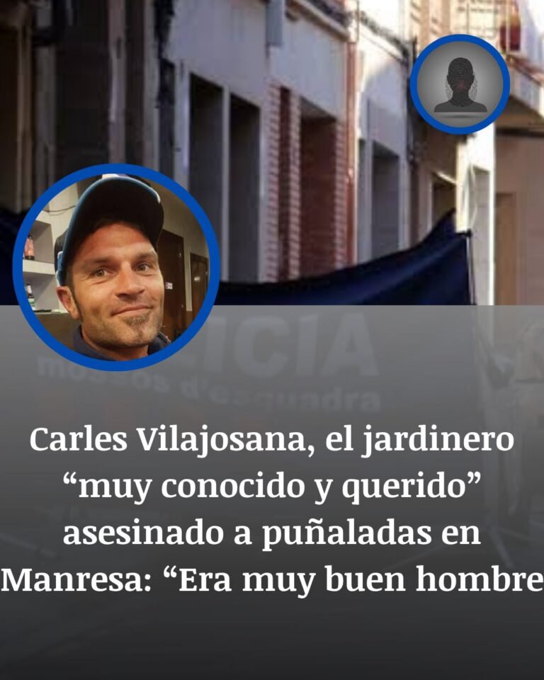 Carles Vilajosana, el jardinero asesinado a puñaladas en Manresa en la última noche de fiesta mayor