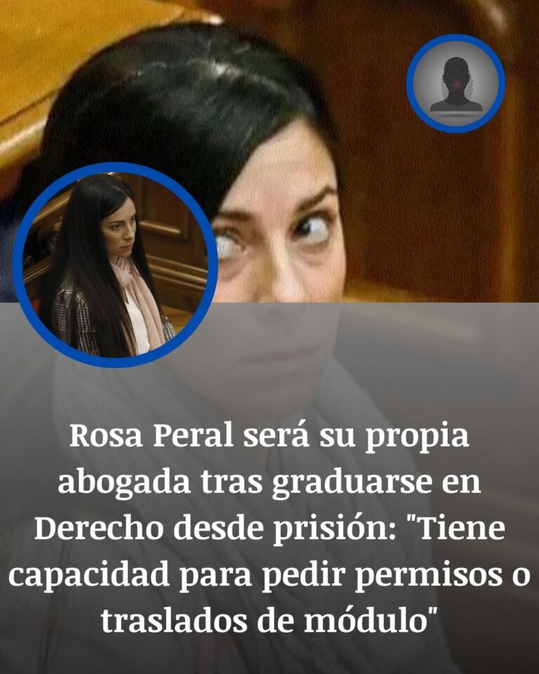 Rosa Peral se gradúa en Derecho desde prisión y prepara su propia defensa