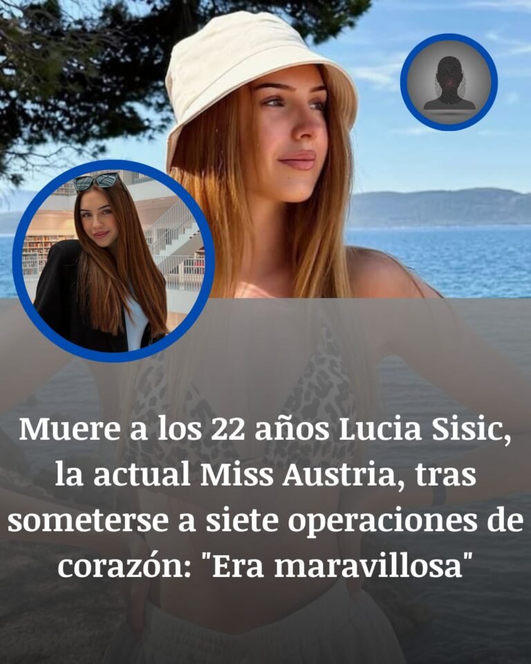 Muere Lucía Sisic, Miss Austria 2024, a los 22 años