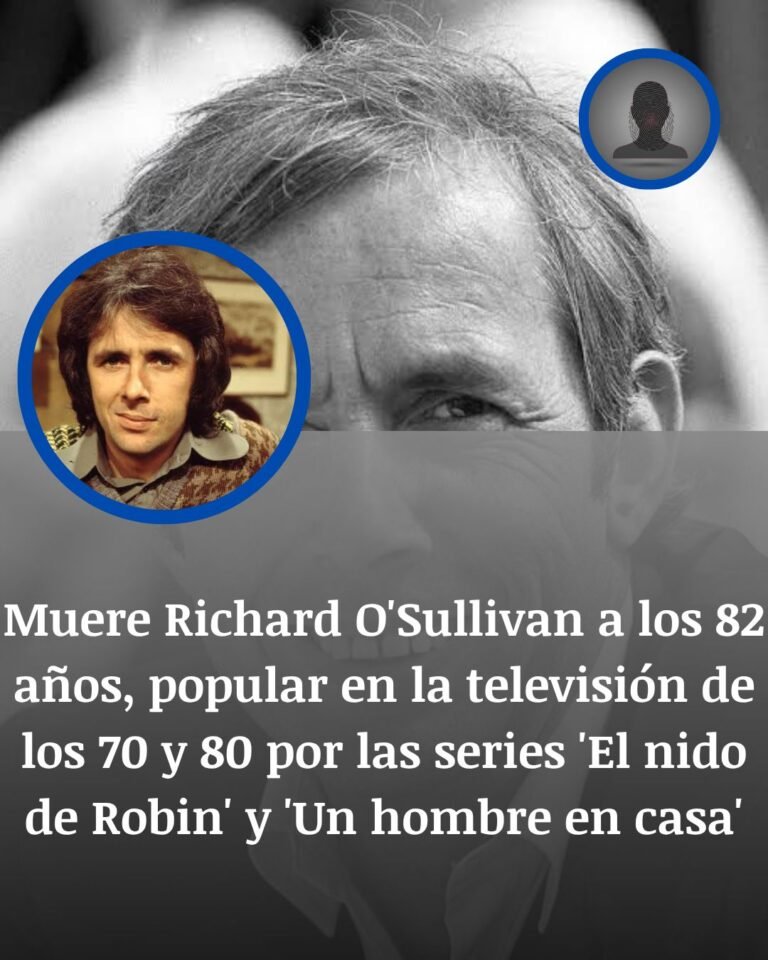 Muere Richard O’Sullivan, el rostro de ‘Un hombre en casa’, a los 82 años