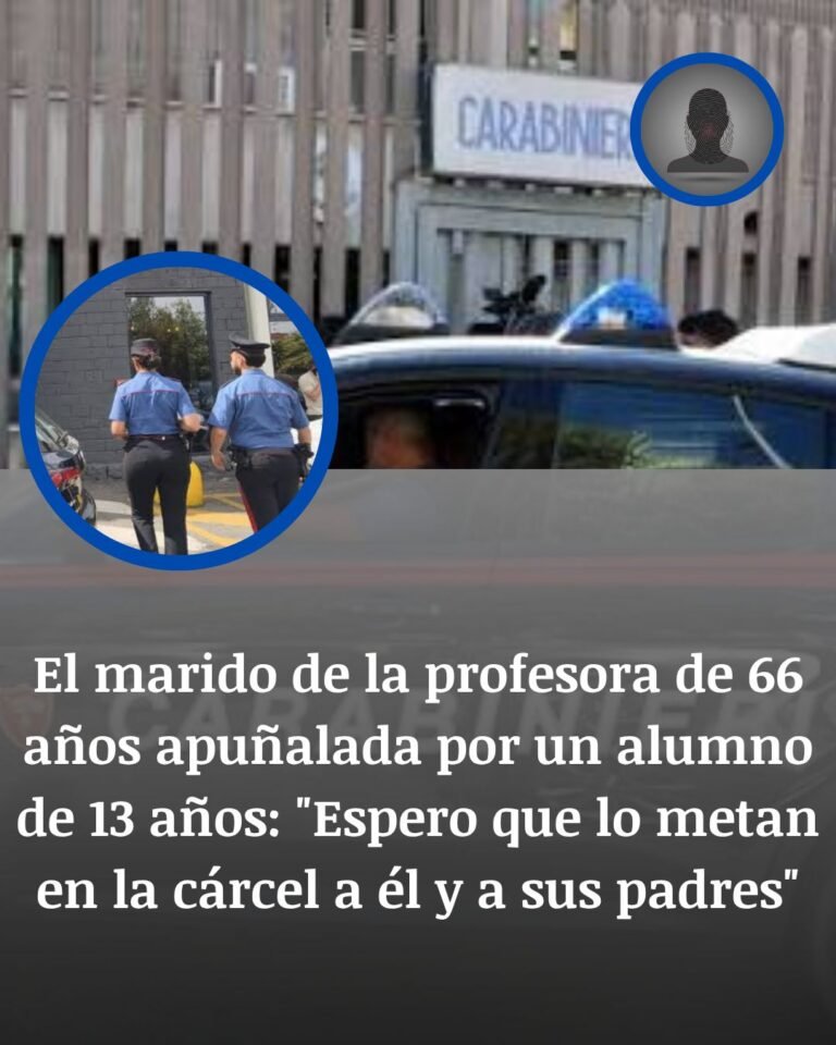 Roma: el marido de la profesora apuñalada pide cárcel para el alumno y sus padres