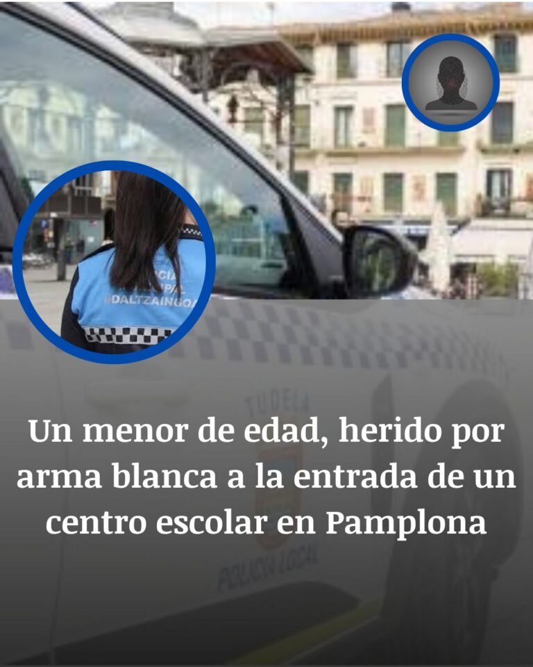 Pamplona: un menor herido con arma blanca en el centro María Ana Sanz