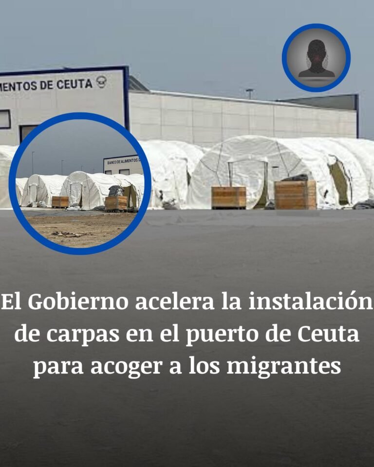 Ceuta acelera las carpas del puerto mientras miles de plazas intentan contener la crisis