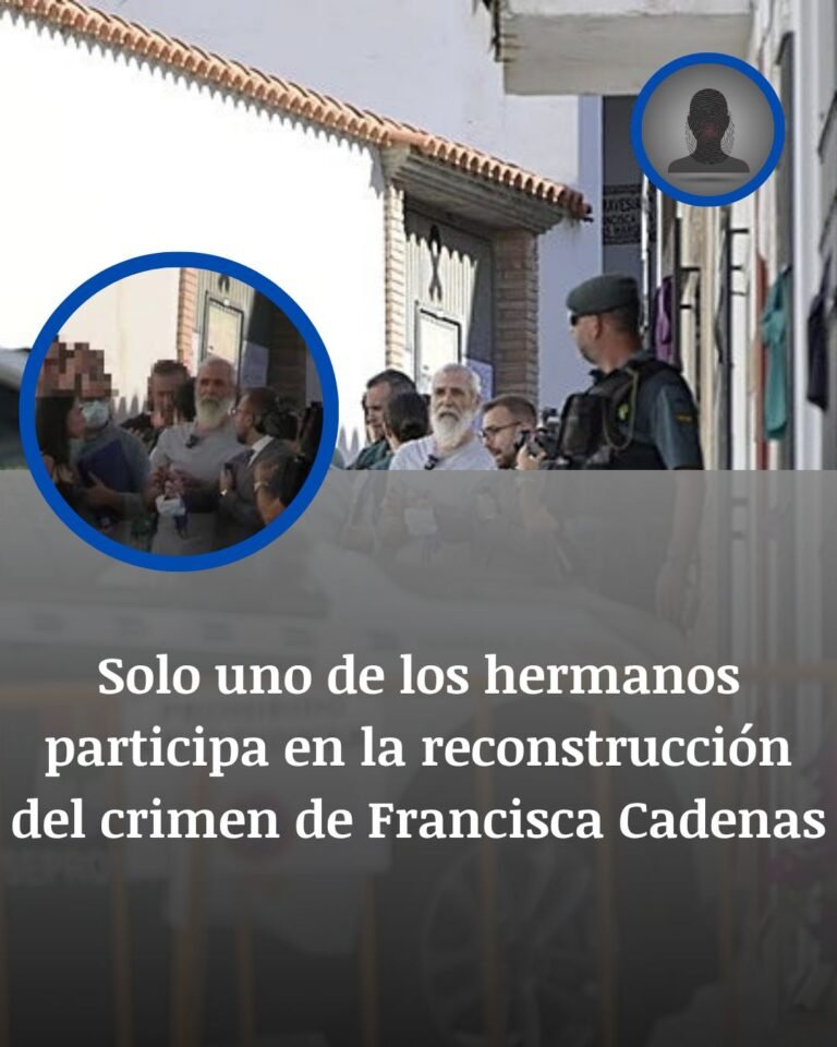 Francisca Cadenas: solo Manuel González participa en la reconstrucción del crimen