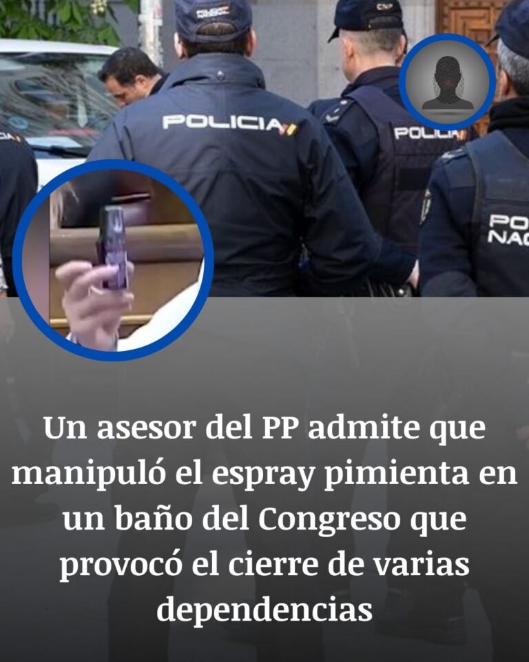 Un asesor del PP acciona un espray de pimienta en el Congreso y obliga a precintar varias zonas