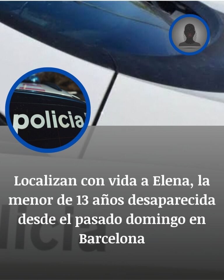 Barcelona: localizan con vida a Elena, la menor de 13 años desaparecida